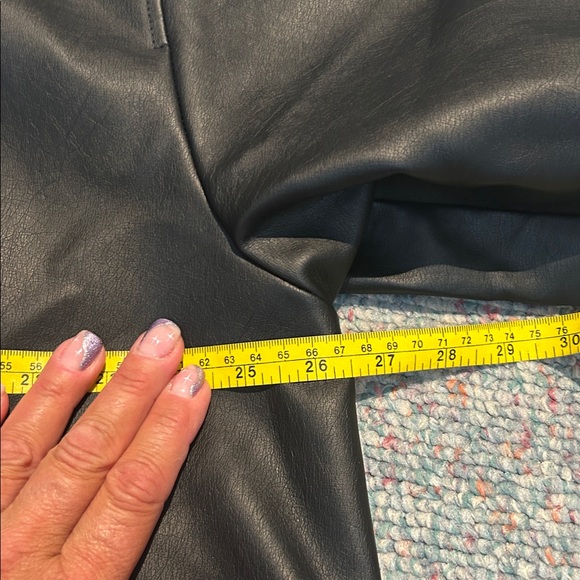 NWT Noisy may Black Leather Jacket SIZE 18 - Picture 9 of 14